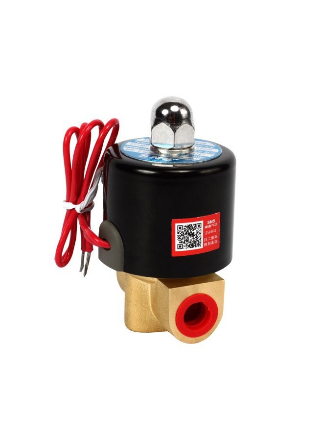 Sns 2W025-N08/AC110V 1/4"NPT Brass Electric Solenoid Valve Normally Closed Water, Air, Diesel - Image 3