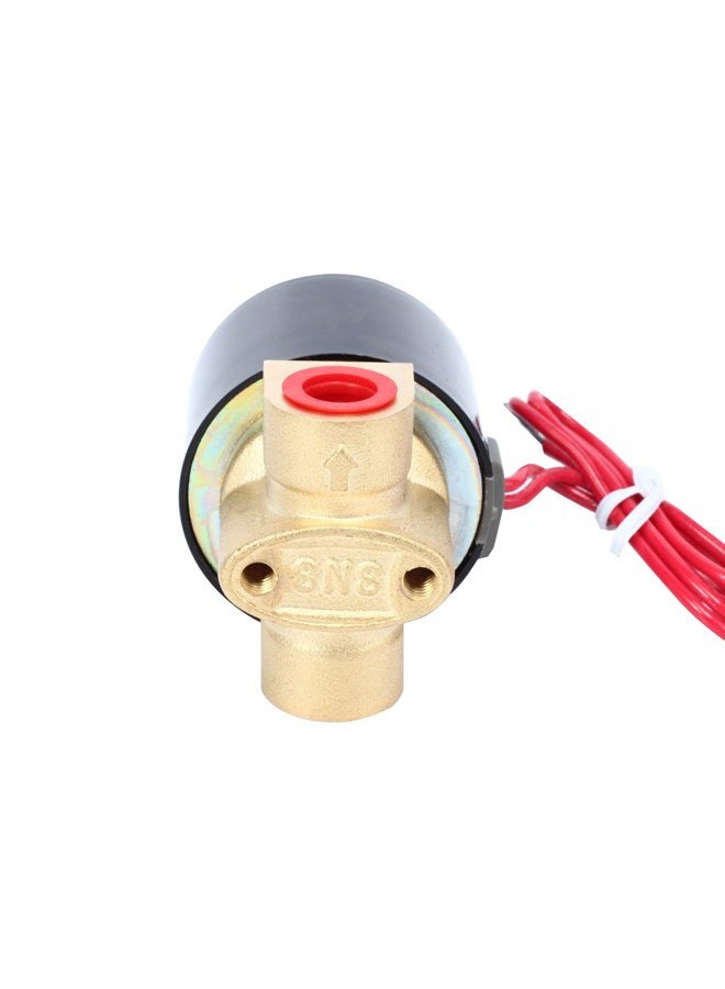 Sns 2W025-N08/AC110V 1/4"NPT Brass Electric Solenoid Valve Normally Closed Water, Air, Diesel - Image 2