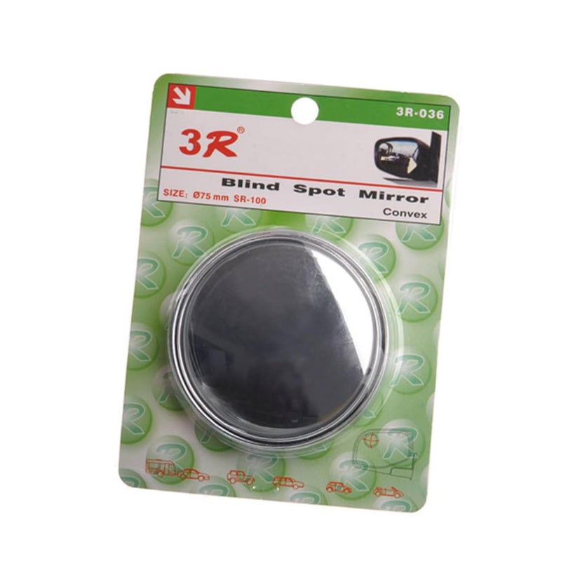 Wide Angle Convex Rearview Mirror Adjustable For Enhanced Visibility Silver 8 30X8 30X2 20CM Shatterproof Easy Installation - Image 4
