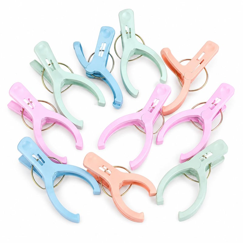 Duvet Cover Clips Set of 4, Large Comforter Holder Fasteners, Non-Slip Blanket Clips for Quilts and Bed Covers, Reusable Bedding Organizer Accessories