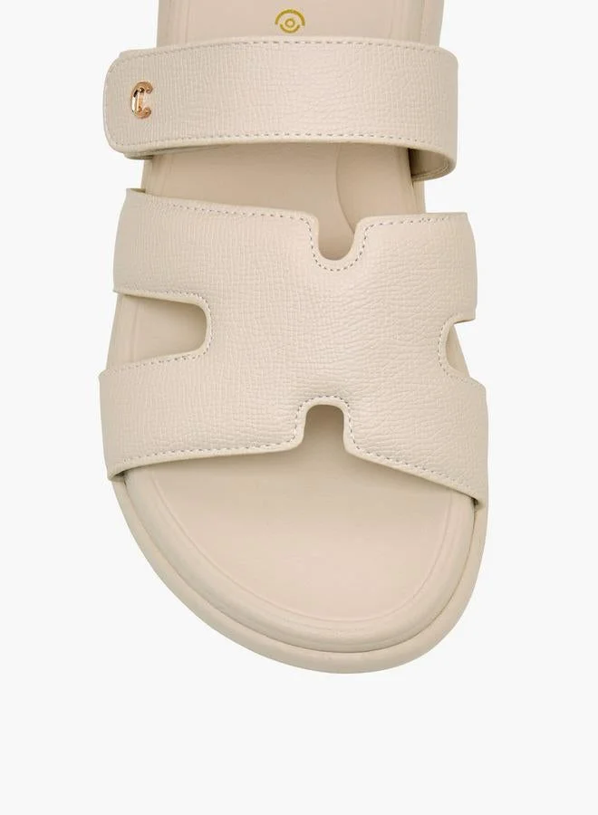 Le Confort BEIGE Women Flatform Heel Comfort Sandals for Women | Best Price UAE