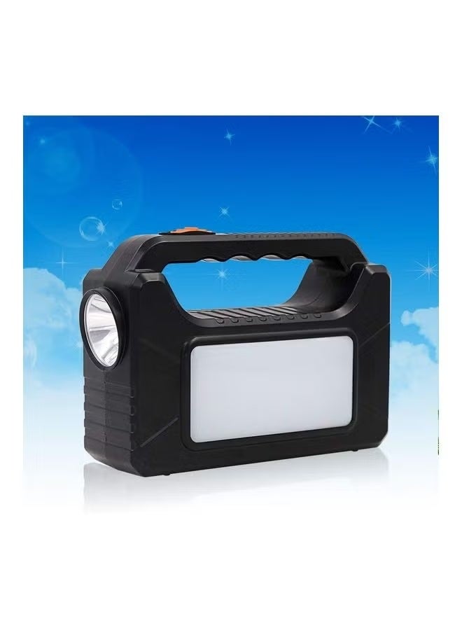 Solar Power Lighting System With Battery And Solar Panel Bulbs Black 18.18×7.24 X12.48cm - Image 3