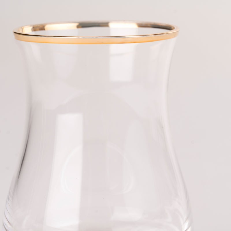 Dallaty white porcelain and glass Tea and coffee cups set 18 pcs - Image 5