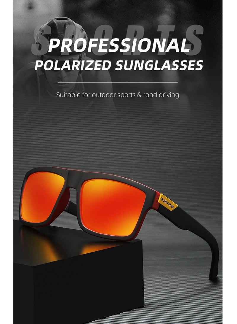 QUISVIKER Polarized Sunglasses Unisex Riding Glasses, Running Glasses, Mountaineering Glasses, Driving Glasses, Fishing Glasses, UV400 Goggles - Image 4