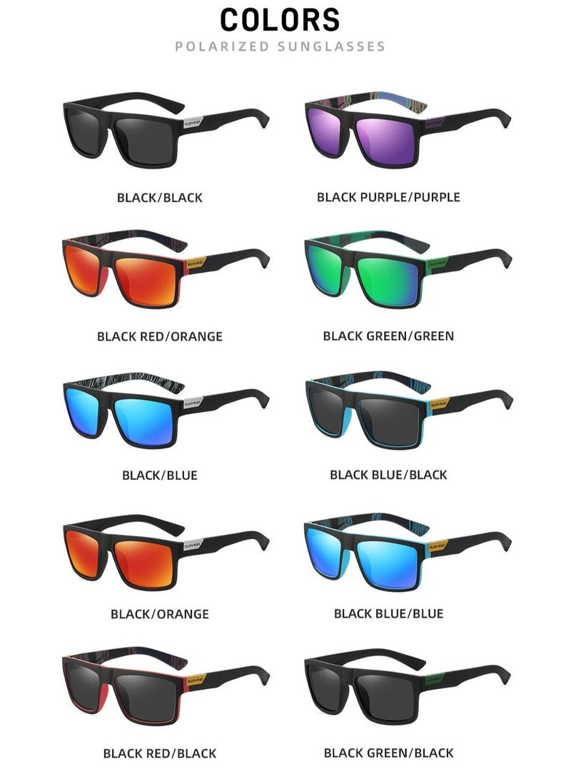 QUISVIKER Polarized Sunglasses Unisex Riding Glasses, Running Glasses, Mountaineering Glasses, Driving Glasses, Fishing Glasses, UV400 Goggles - Image 5