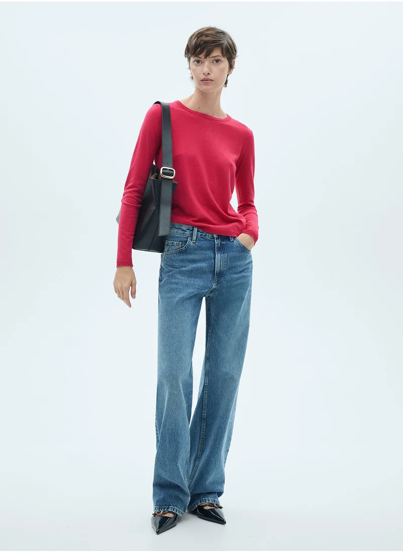 MANGO Crew Neck Sweater