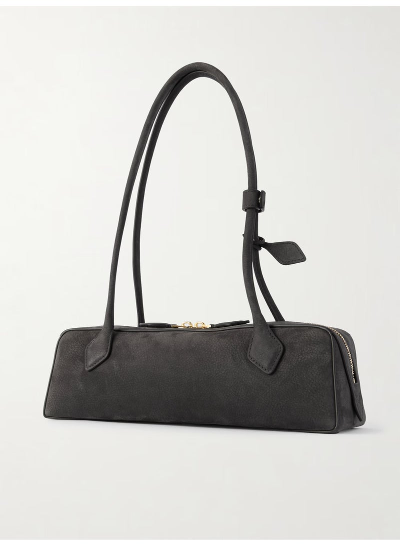 عاليا باريس حقيبة كتف متوسطة من جلد السويد ALAÏA Le Teckel - Image 5