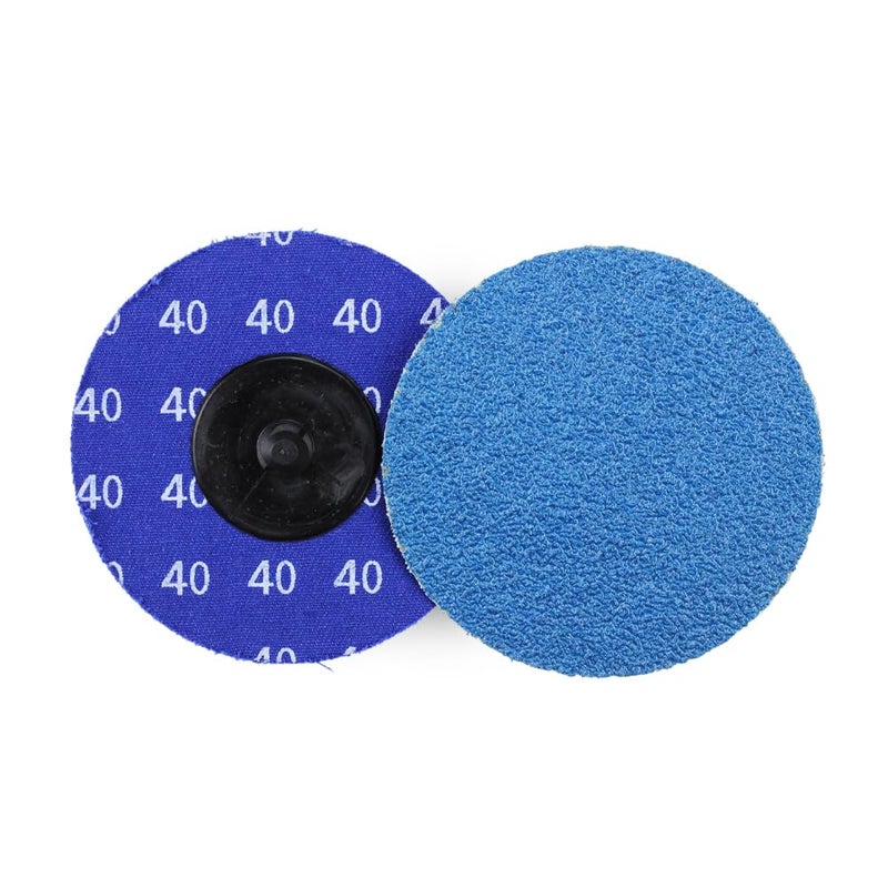 BHA Zirconia Quick Change Sanding Discs, 3", 40 Grit - 25 Pack - Image 2