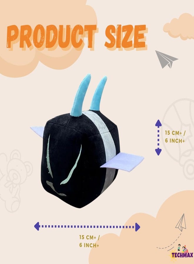 TechMax Solution Cute Square Blue Bee Plush Soft Toy - Image 2