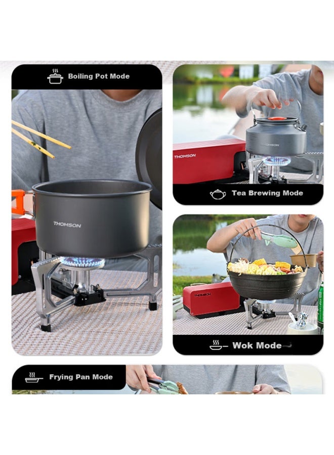 Thomson Portable Split Cassette Stove Outdoor Camping Bbq Windproof Gas Camping Cooking High Heat Tm-ks03 - Image 4