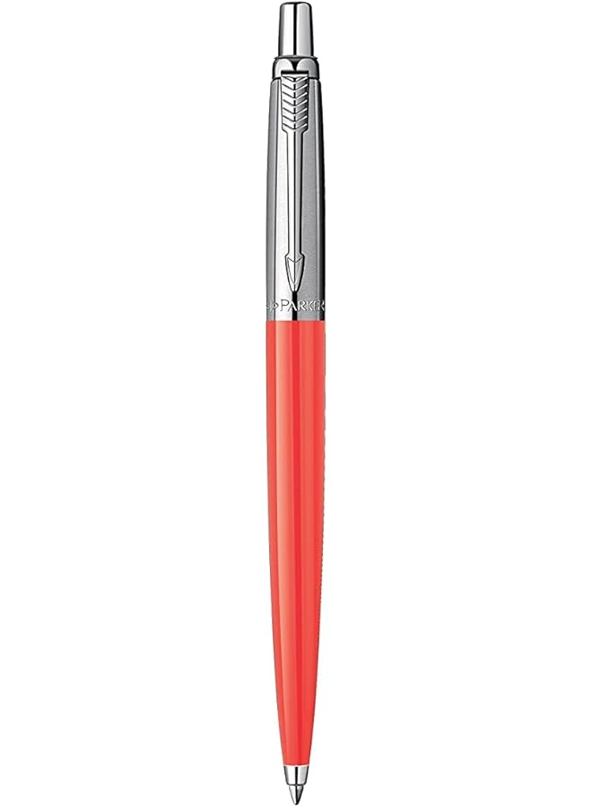 PARKER Special Chrome Trim Coral Ballpoint Pen Ink Refill Gift Boxed 7317 1904839  - Image 1