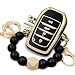 RFSRZ Fits for Toyota Key Fob Cover Key Shell Case for 2019 2020 2021 2022 2023 2024 2025 Venza RAV4 Prime Sienna Land Cruiser Fortuner Mirai Grand Highlander Prius Collora Bling Keychain Black - Image 2