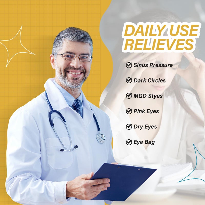 ProCIV 16 Packs Steam Eye Masks for Dry Eyes Heating Eye Mask Warm Compress for Eyes Relief Stress, Eye Fatigue Travel Essential Self Heating Moist Sleep Mask SPA Accessories - Image 5