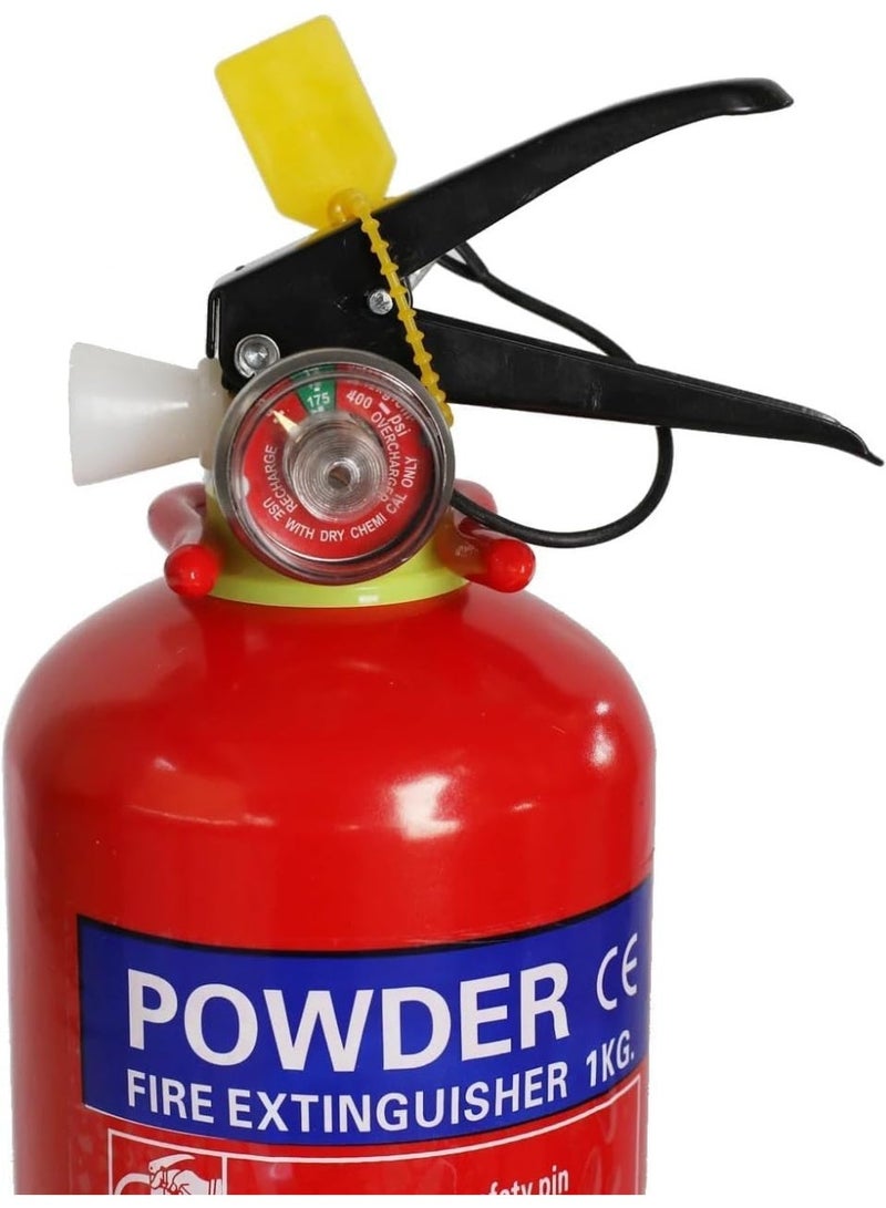 alayjah Protect Your Family, Powder Fire Extinguisher 1kg, UAE Civil Defence Certificate Attached, Inspection Badge & Tag, Arabic English Instruction, 1 Year Warranty, Free Metal Bracket 10700011 - Image 4