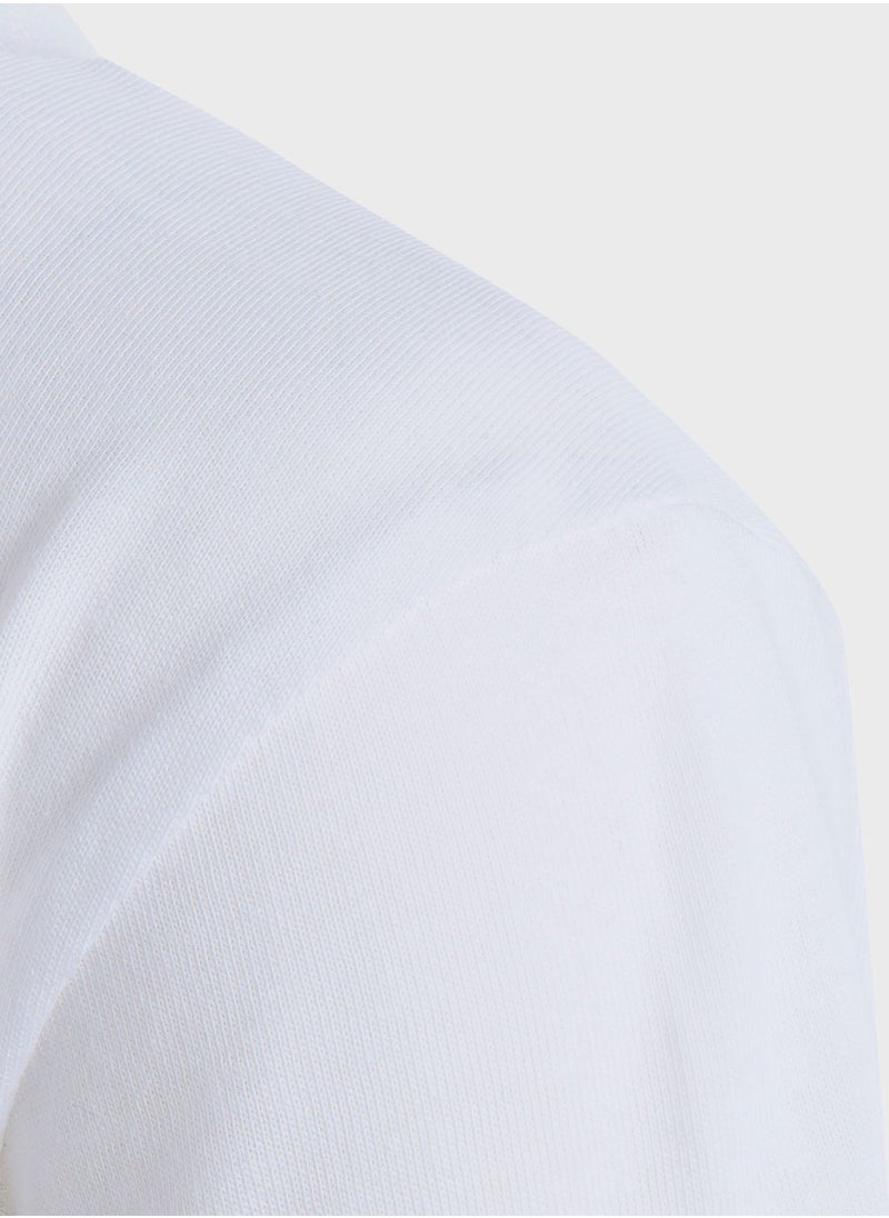 Adidas - Little Kids Logo Cotton T-Shirt - Image 1