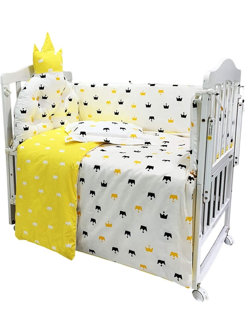 Moro Moro Breathable, eco-friendly, shockproof, and machine washable pure cotton cot set for boys and girls - Image 5