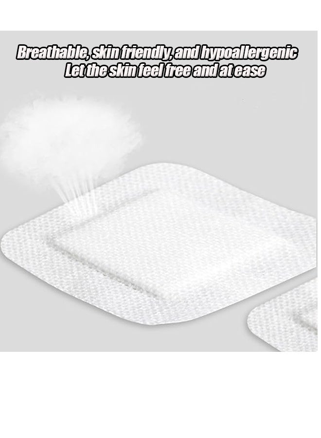 10 ضمادات شاش، 5.9 بوصة × 5.9 بوصة، ضمادة جروح لاصقة معقمة، قابلة للتنفس ومضادة للحساسية، مناسبة للعناية بالجروح والإسعافات الأولية. - Image 4