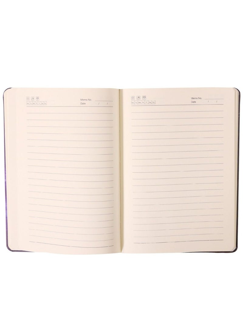 Borg El Arab Leather Notebook A5. cream paper. Soft Leather Black 15x21cm  - Image 2