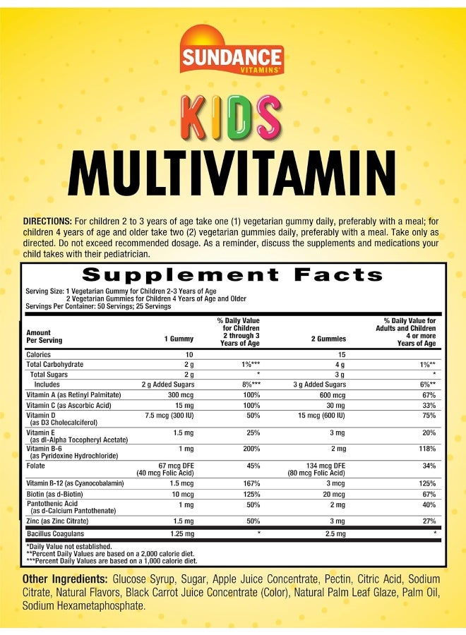 Sundance Kids Multivitamin Gummies Mixed Berry Flavor for Kids - Image 2