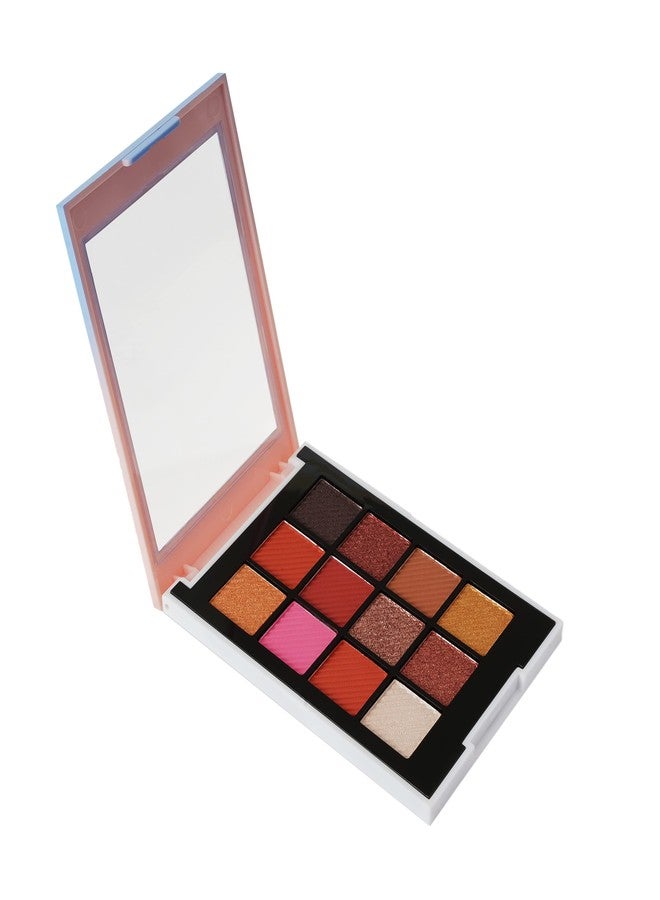 Glam 21 Glam21 Color School Eyeshadow Palette | 12 Highly Pigmented Shades | Smudge proof | Seamless Blending| Long-Staying | 10 gm - Shade-01 - Image 1