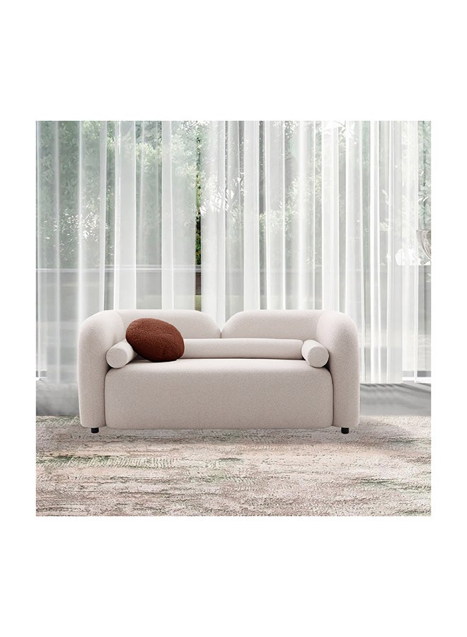 Home Box Seoul NXT 2-Seater Fabric Sofa with 2 Round and Cylindrical Pillows 93 x 77 x 184 cm - Image 2