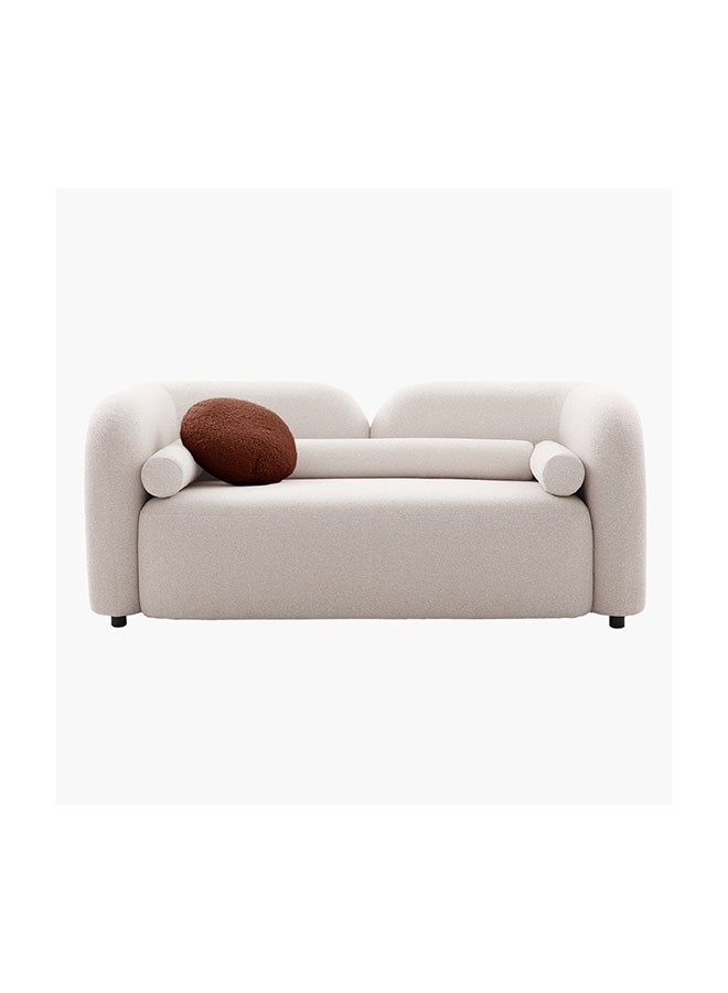 Home Box Seoul NXT 2-Seater Fabric Sofa with 2 Round and Cylindrical Pillows 93 x 77 x 184 cm - Image 4