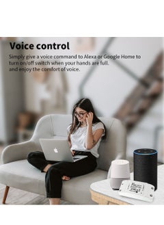 Lezonic Smart TUYA WiFi Key, Compatible With Alexa And Google Home,iPhone, Android, Remote Control Relay Switch, DIY Module For Home, Hotel, Office, And Voice Control Timer Function,16A,3800W  - Image 3