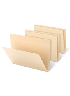 OfficeMax Office Depotbrand 2Ply Endtab Folders Letter Size Straightcut Tabs Letter Size Manila Box Of 100  - Image 3