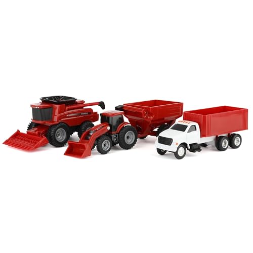ERTL 1/64 Collect N Play Case IH Harvest 4 Piece Set ZFN47004 - Image 1