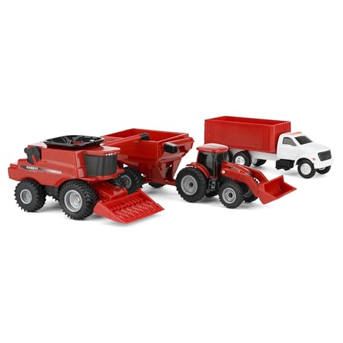 ERTL 1/64 Collect N Play Case IH Harvest 4 Piece Set ZFN47004 - Image 2