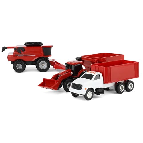 ERTL 1/64 Collect N Play Case IH Harvest 4 Piece Set ZFN47004 - Image 3