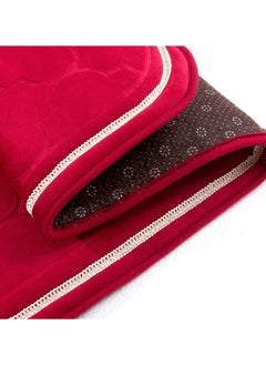 Velvet Premium prayer mat with bids Maroon color - pzsku/ZCD0AAE01CC0025A55224Z/45/1741439139/1a5f1c9f-c9f7-47e1-bd6b-b6d9395ab059