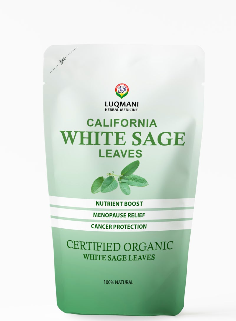 Luqmani Herbs California White Sage Leaves 100 Gm - Image 1
