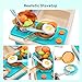 CUTE STONE Play Sink with Running Water Kitchen Sink Toys with Play Food and Kitchen Utensils Pool Floating Toys for Fishing Game Children Role Play Electric Dishwasher Toy Gift for Boys Girls - Image 2