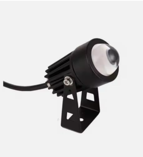 HUMA Fountains and Pools 3 WATT LED Wall Spotlight Long Range Outdoor Garden Spike Light Narrow Sharp Focused Angle Aluminium Body IP65 - Image 1