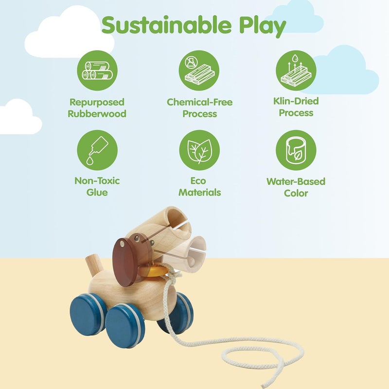 PlanToys Push and Pull Puppy - Image 3