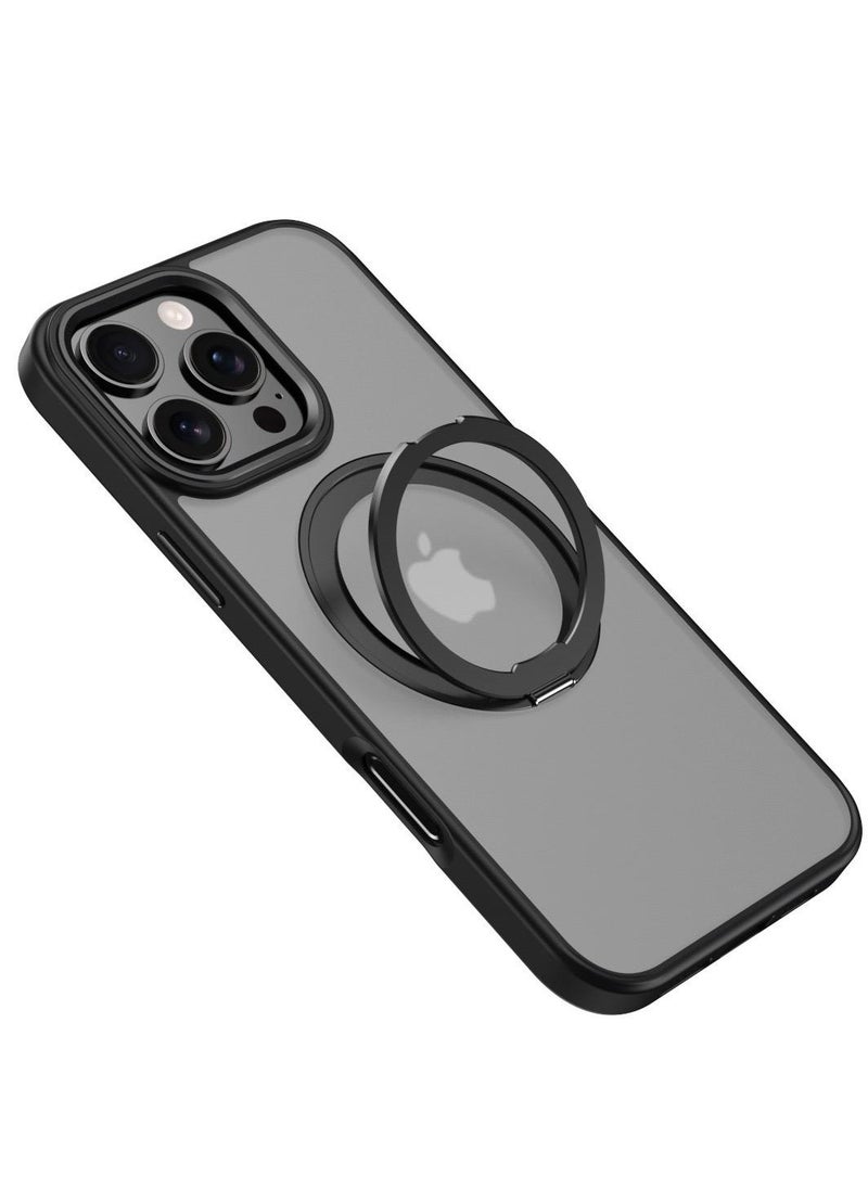 umbrella iPhone 14 Pro Max MagSafe Case with Magnetic Invisible Stand,【Full Shockproof Protection】Matte Back Phone Cover with Magnet Kickstand for Apple 14 Pro Max brouns  - Image 5