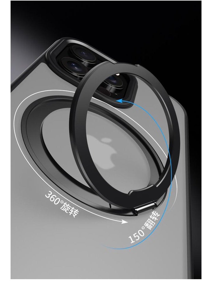 umbrella iPhone 14 Pro Max MagSafe Case with Magnetic Invisible Stand,【Full Shockproof Protection】Matte Back Phone Cover with Magnet Kickstand for Apple 14 Pro Max brouns  - Image 3