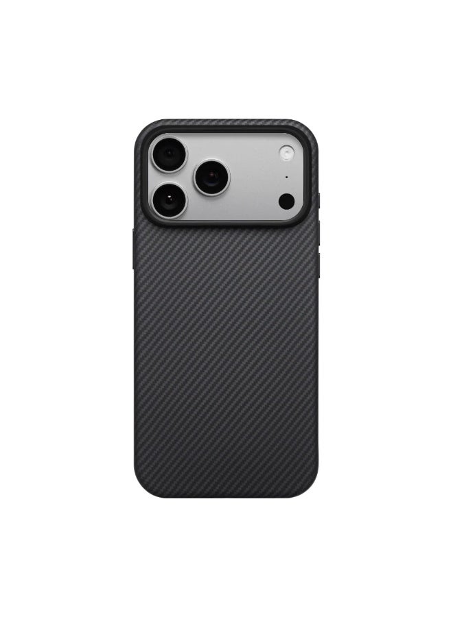 PITAKA iPhone 17 Pro Aramid UltraGuard Case 600D Black/Grey (Twill)