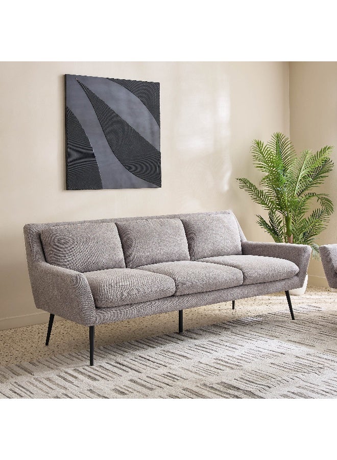 Home Box Vicenza 3 Seater Fabric Sofa - Image 1