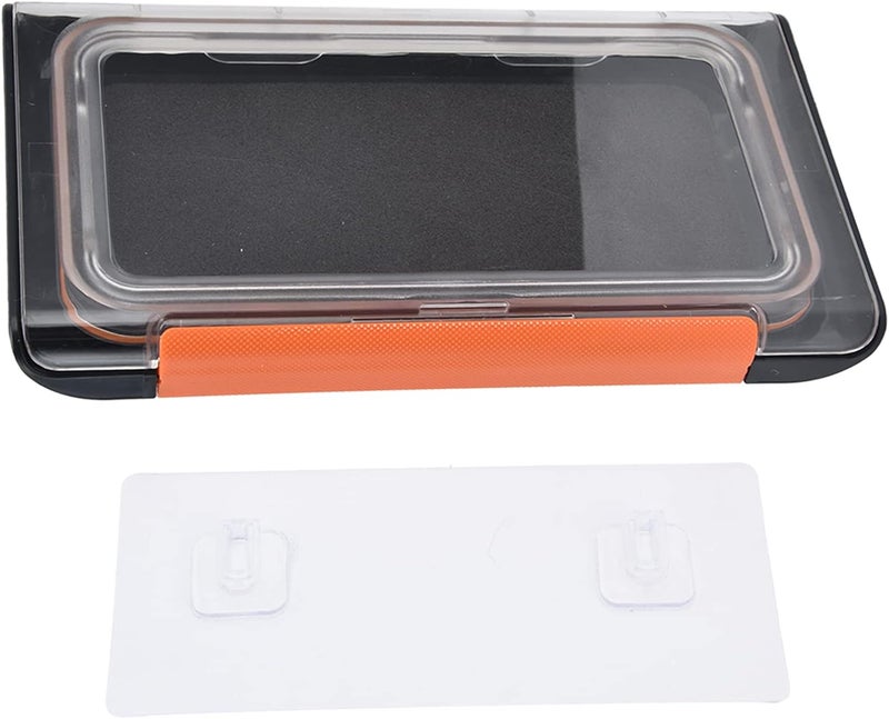 Waterproof Phone Holder For Shower With 360 Rotation Black Touch Screen Wall Mount - Image 1