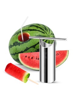 Watermelon Cutter Slicer, Stainless Steel Watermelon Cutter - Easy To Juice- Watermelon Puncher with Round-Shape Slice - Creative Melon Opener - Making Juicing Accessories