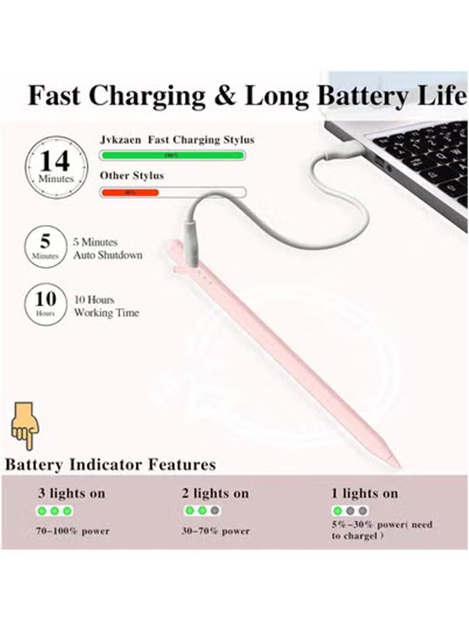 general Stylus Pen for iPad 10th&9th Generation,14Mins Faster Charge, with Pencil Holder,Palm Rejection, Tilt Sensitivity, for iPad 6-10th Gen, iPad Air 3-5, iPad Mini 5/6, iPad Pro 11"/12.9" - Image 2