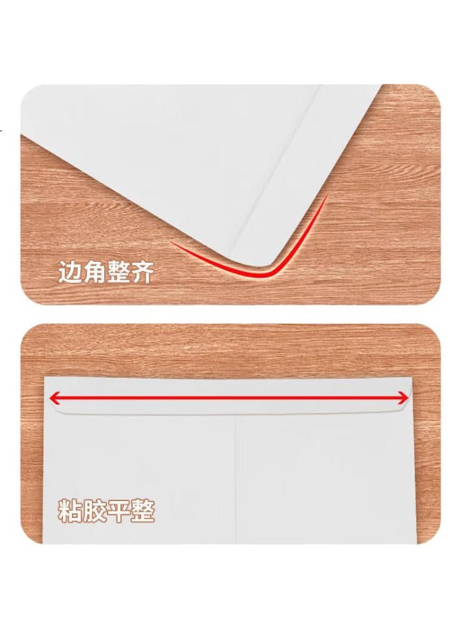 Simaa 10 A4 White Document Folders Without Text, 324*229Mm File Folders, Document Protection Financial Receipt Storage, Invoice Payroll Folders, Office Supplies, 25087 - Image 3