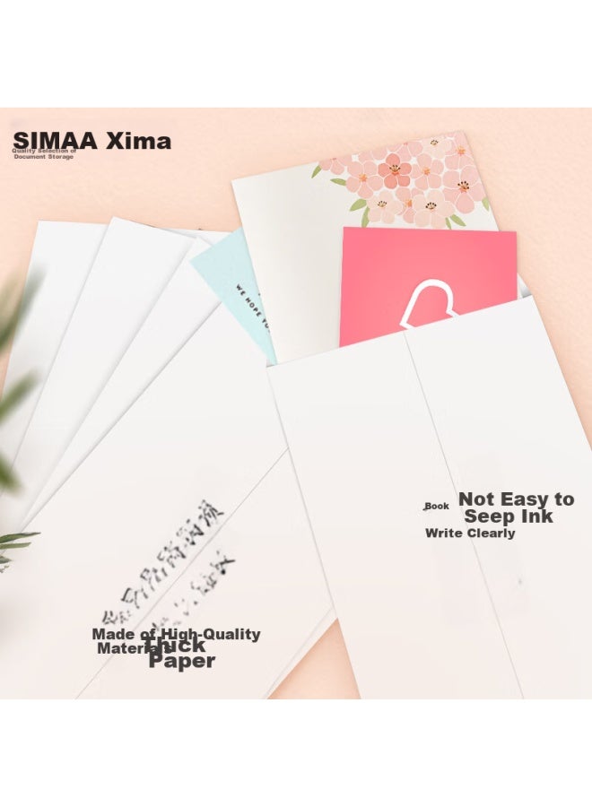 Simaa 10 A4 White Doent Folders Without Text, 324*229mm File Folders, Doent Protection Financial Receipt Storage, Invoice Payroll Folders, Office Supplies, 25087 - Image 2