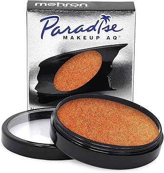 Mehron Paradise Face Paints Brilliant Orange 14 oz - Image 1