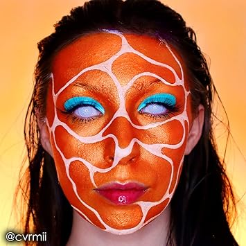 Mehron Paradise Face Paints Brilliant Orange 14 oz - Image 3