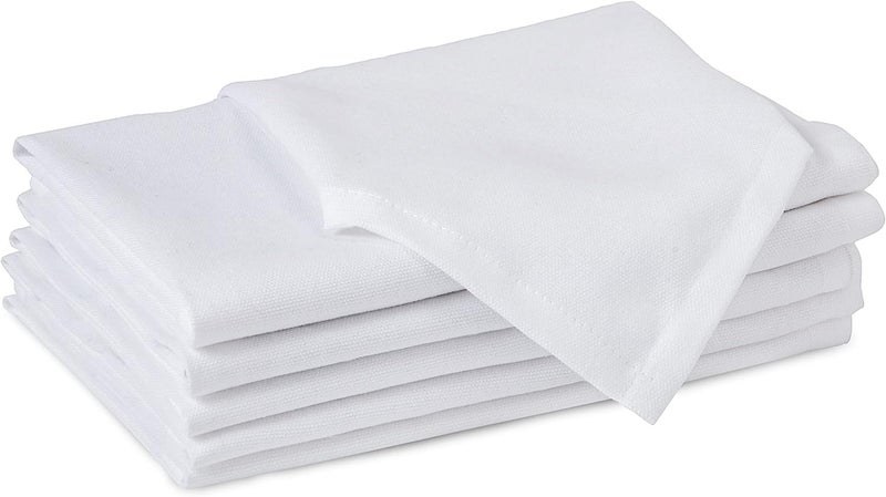 THE HOME TALK THE HOME TALK Cotton Cloth NapkinsSet of 6 18x18 InchesUltra Soft 100 Cotton Premium Dinner NapkinsTable Napkins for Home Restaurant Banquet HotelHeavy AbsorbentMachine Washable Reusable - Image 1