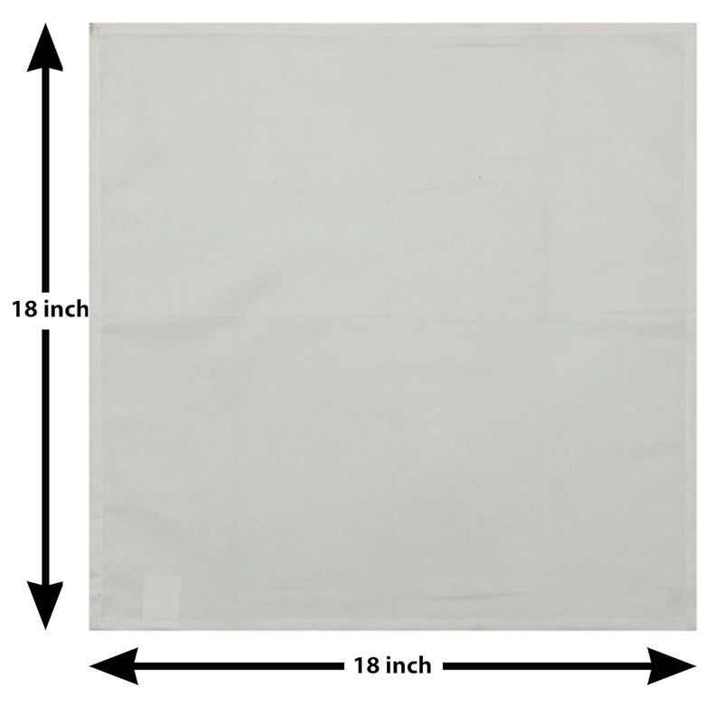 THE HOME TALK THE HOME TALK Cotton Cloth NapkinsSet of 6 18x18 InchesUltra Soft 100 Cotton Premium Dinner NapkinsTable Napkins for Home Restaurant Banquet HotelHeavy AbsorbentMachine Washable Reusable - Image 4