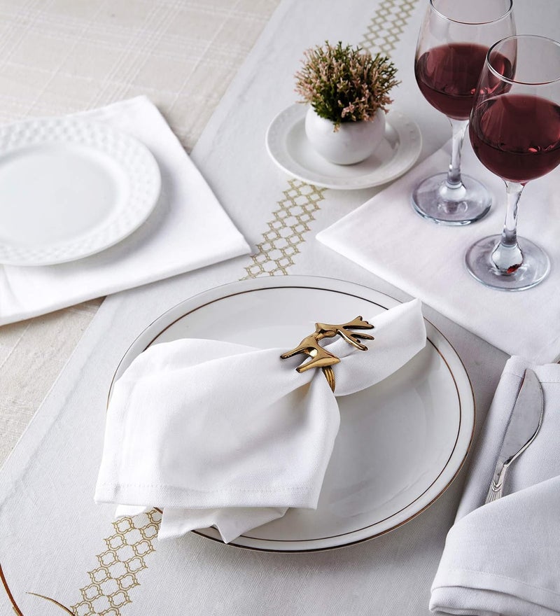THE HOME TALK THE HOME TALK Cotton Cloth NapkinsSet of 6 18x18 InchesUltra Soft 100 Cotton Premium Dinner NapkinsTable Napkins for Home Restaurant Banquet HotelHeavy AbsorbentMachine Washable Reusable - Image 2
